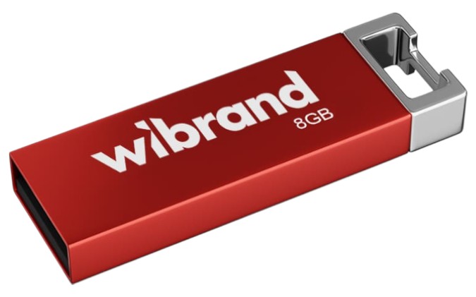 Флеш USB Wibrand USB 2.0 Chameleon 8Gb Red (WI2.0/CH8U6R) - Фото 1