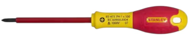 Викрутка Stanley FatMax VDE 1000V Ph0х75 мм (0-65-414) - Фото 1