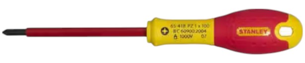 Викрутка Stanley FatMax VDE 1000V Pz0х75 мм (0-65-417) - Фото 1