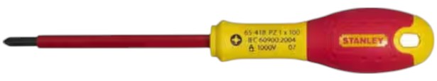 Викрутка Stanley FatMax VDE 1000V Pz1х100 мм (0-65-418) - Фото 1