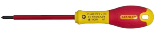 Викрутка Stanley FatMax VDE 1000V Pz2х125 мм (0-65-419) - Фото 1