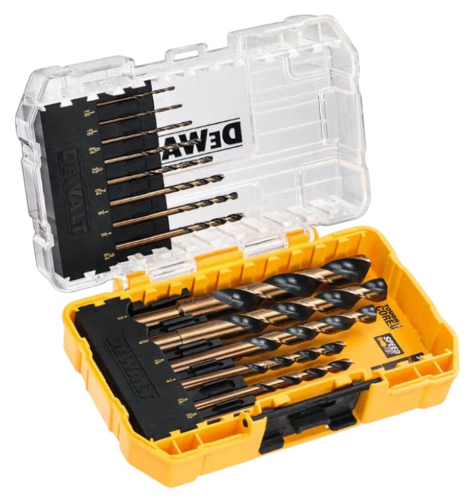 Набор сверл DeWALT Black&Gold HSS-G 14 шт. (DT70727) - Фото 1