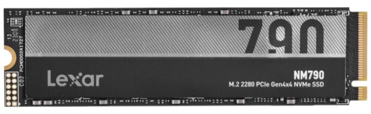 SSD-накопитель внутренний Lexar PCIE G4 M.2 NVME 1TB NM790 (LNM790X001T-RNNNG) - Фото 1