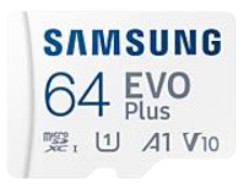 Карта памяти Samsung MICRO SDXC EVO+ 64GB V10 W/A (MB-MC64SA/EU) - Фото 1