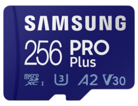Карта памяти Samsung MICRO SDXC PRO+ 256GB W/READER (MB-MD256SB/WW) - Фото 1