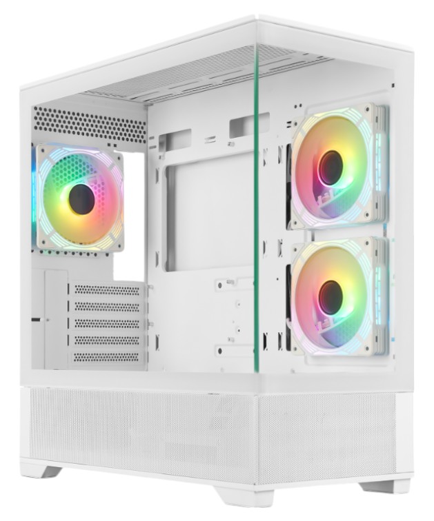 Корпус ProLogix Axon GM-03AW Glass White - Фото 1