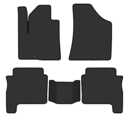 EVA килимки в салон авто EVAtech для Santa FE (CM) Restyling (Hinged Gas Pedal) 7 seats Hyundai 2010-2012 2 покоління SUV USA HY13945CV5KD3RBB - Фото 1