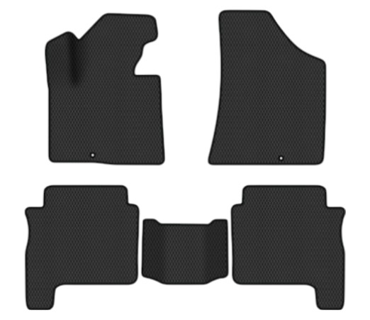 EVA коврики в салон авто EVAtech для Santa FE (CM) Restyling (Floor Gas Pedal) 7 seats (2 clips) Hyundai 2010-2012 2 поколение SUV EU HY13315CE5RBB - Фото 1