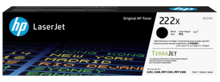 Картридж-тонер HP LaserJet 222X Blk (W2220X) - Фото 1