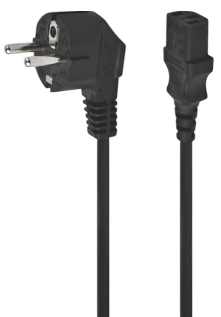 Кабель питания Maxxter CEE7/7-C13, 3 м (CL-22-10) - Фото 1
