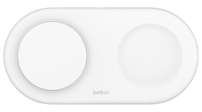 Беспроводное зарядное устройство Belkin 2в1 Pad Qi2 White (WIZ021VFWH) - Фото 1