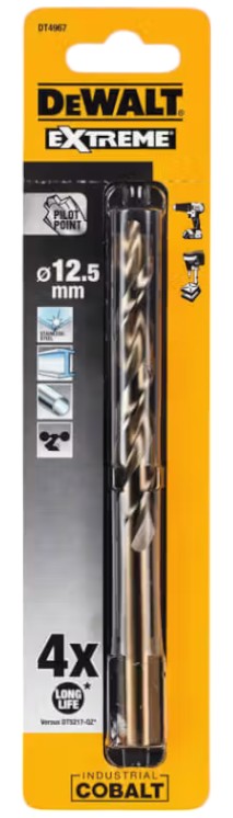 Сверло DeWALT EXTREME INDUSTRIAL COBALT HSS-CO (DT4967) - Фото 1