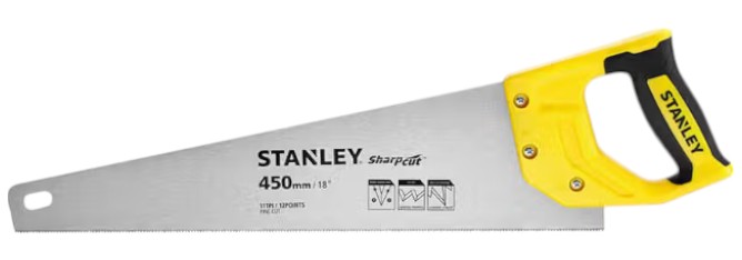 Ножовка Stanley SHARPCUT 450 мм (STHT20370-1) - Фото 1