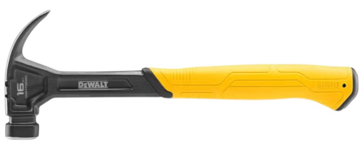 Молоток DeWALT CURVE-CLAW цельнометаллический вес головки 454 г (DWHT51002-0) - Фото 1