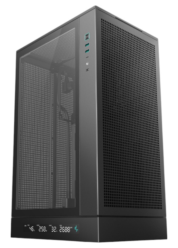 Корпус Deepcool CH270 Digital Black (R-CH270-BKNDM0-G-1) без БП - Фото 1