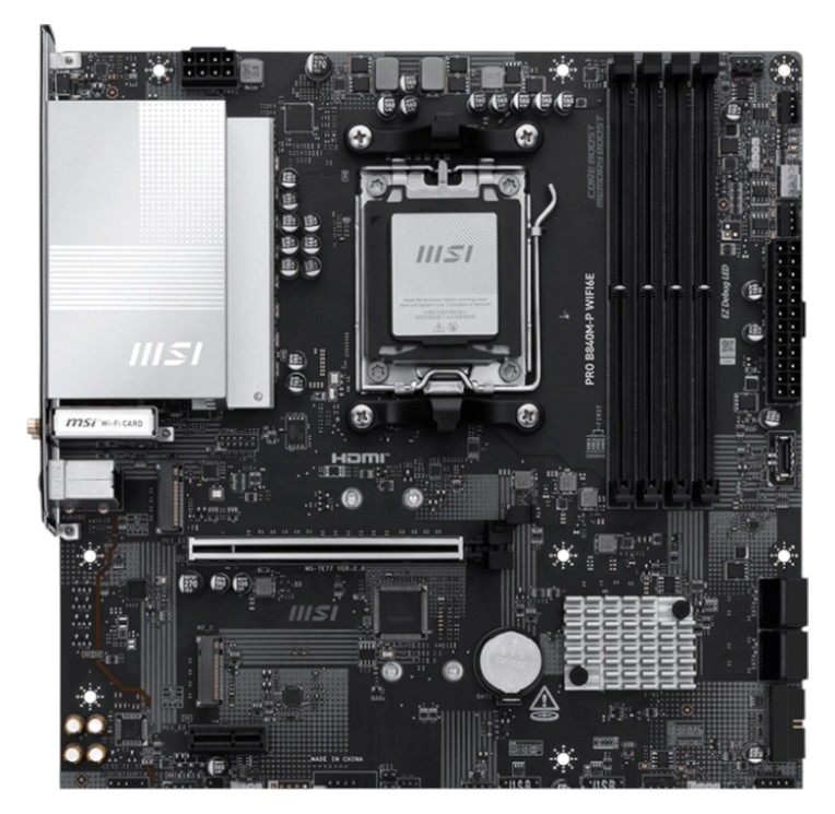 Материнская плата MSI PRO B840M-P WIFI6E DDR5 - Фото 1