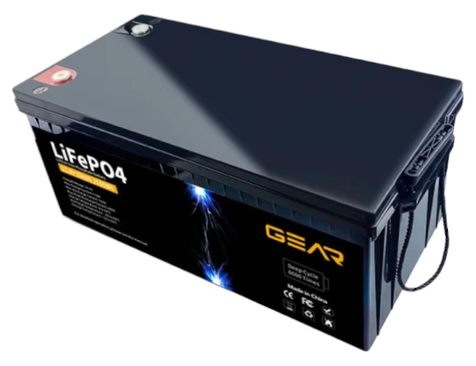 Аккумулятор для ИБП GEAR LiFePo4 12.8V 2560Wh (GB-LiFePo4-12.8-200) - Фото 1