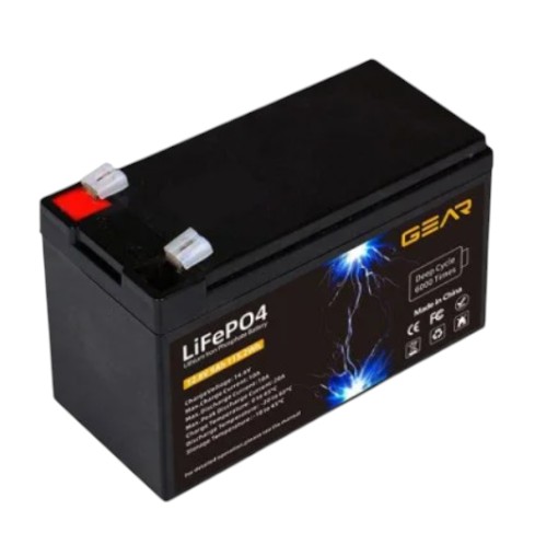 Аккумулятор для ИБП GEAR LiFePo4 12.8V/9 Ah 115Wh (GB-LiFePo4-12.8-9) - Фото 1