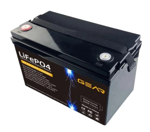 Аккумулятор для ИБП GEAR LiFePo4 25.6V / 50 Ah (1280Wh) (GB-LiFePo4-25.6-50) - Фото 1