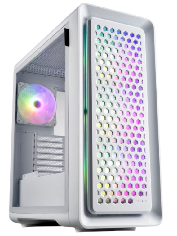 Корпус FSP CUT593AW без БП ATX White - Фото 1