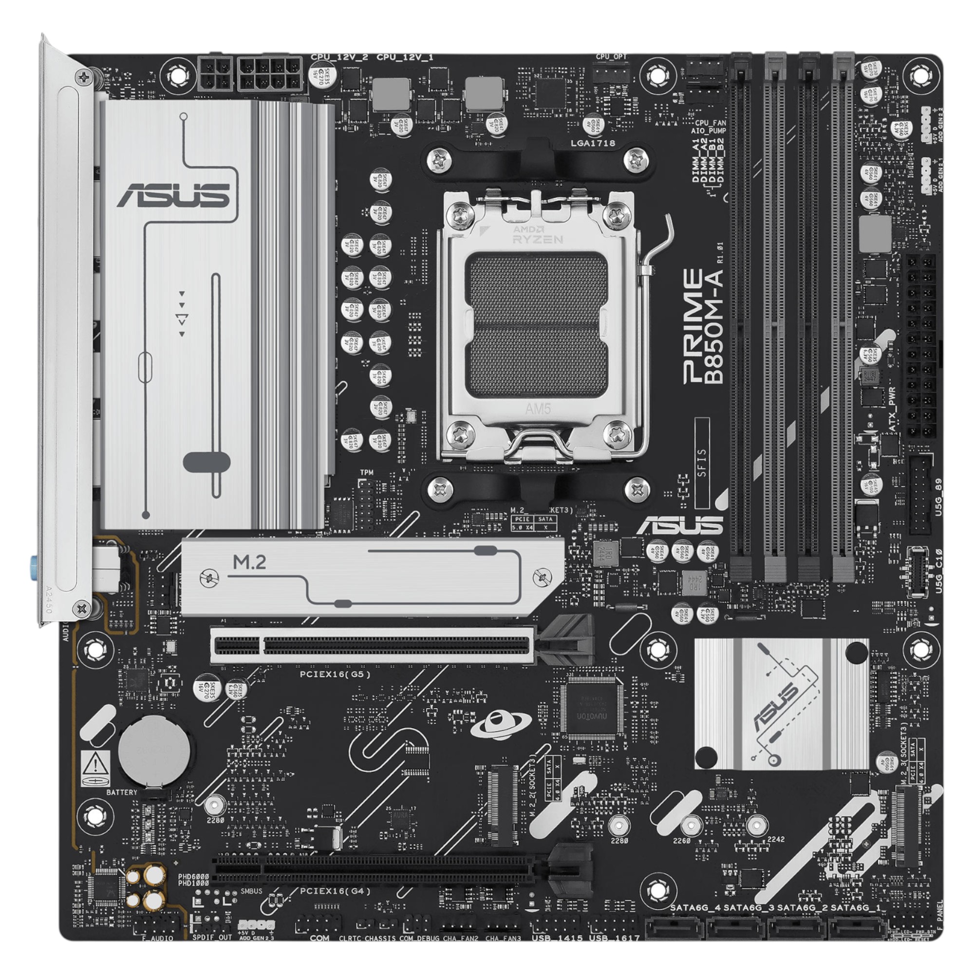 Материнская плата Asus PRIME B850M-A-CSM DDR5 - Фото 1