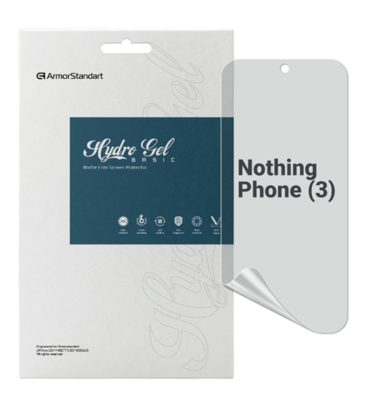 Плівка захисна для смартфону Armorstandart Matte for Nothing Phone (3) (ARM87831) - Фото 1
