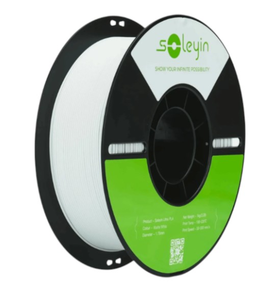 Нитка для PLA-картриджа Creality ULTRA Filament 1.75 мм білий (3301010505) - Фото 1