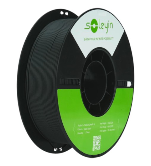 Нитка для PLA-картриджа Creality Filament 1.75 мм чорний (3301010513) - Фото 1