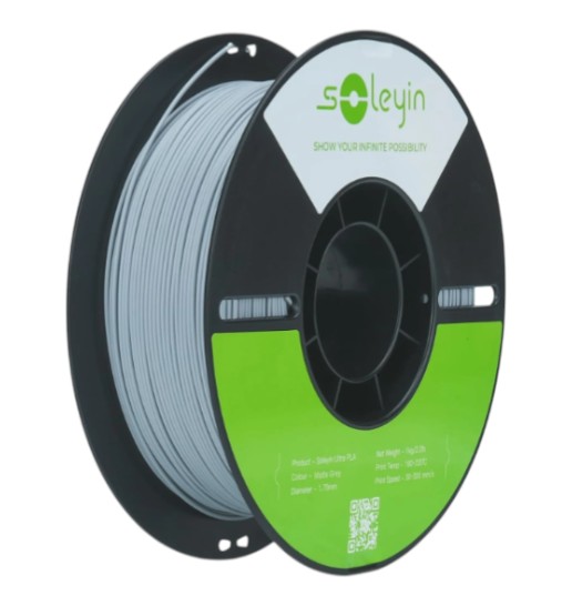 Нитка для PLA-картриджа Creality Filament 1.75 мм сірий (3301010517) - Фото 1