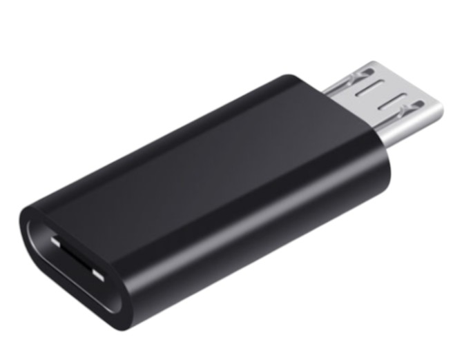 Переходник XOKO AC-021 Lightning - Micro USB Black (XK-AC021-BK) - Фото 1