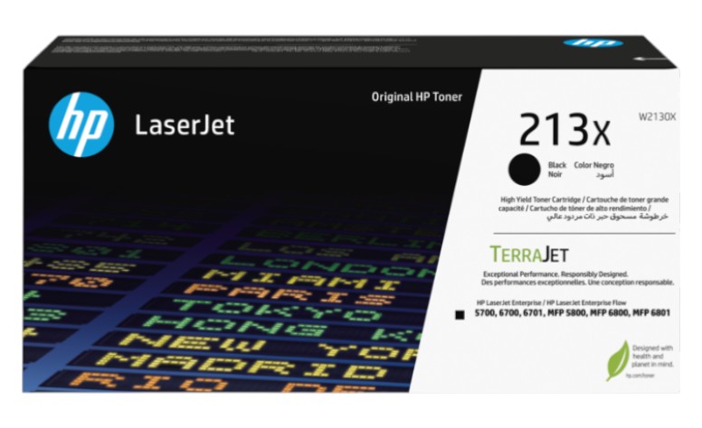 Картридж для лазерних принтерів/БФП HP 213X CLJ Ent 5700/6700/6701, MFP 5800/6800 Black (W2130X) - Фото 1