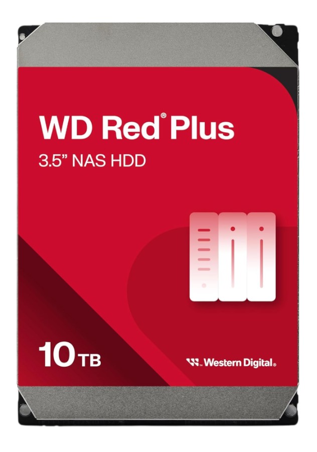 Жорсткий диск внутрішній Western Digital 10TB 3.5" 7200 512MB SATA Red Plus NAS (WD100EFGX) - Фото 1