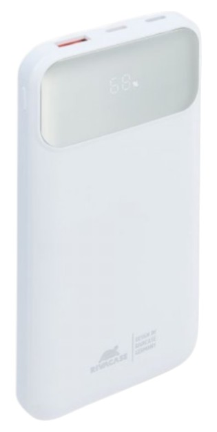 Батарея мобильная RIVACASE 10000 mA QC/PD 22.5W 3 встроенные кабели VA2211 (White) - Фото 1