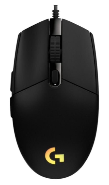 Мышь проводная игровая Logitech G102 Lightsync USB Black (910-005808) - Фото 1