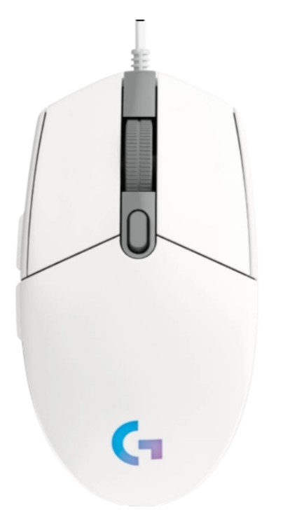Мышь проводная игровая Logitech G102 Lightsync USB White (910-005809) - Фото 1
