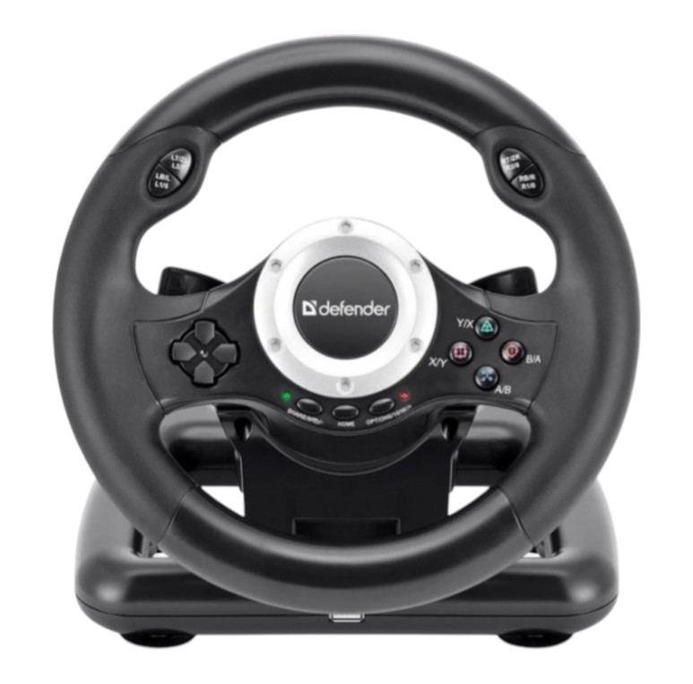Руль Defender Turbo Pro for PC/PS3/PS4/Xbox (64291) - Фото 1