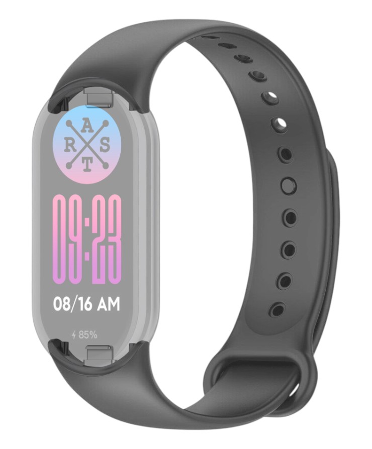 Ремінець для фітнес-браслету Armorstandart for Xiaomi Smart Band 10/9/8 Platinum Grey (ARM86912) - Фото 1