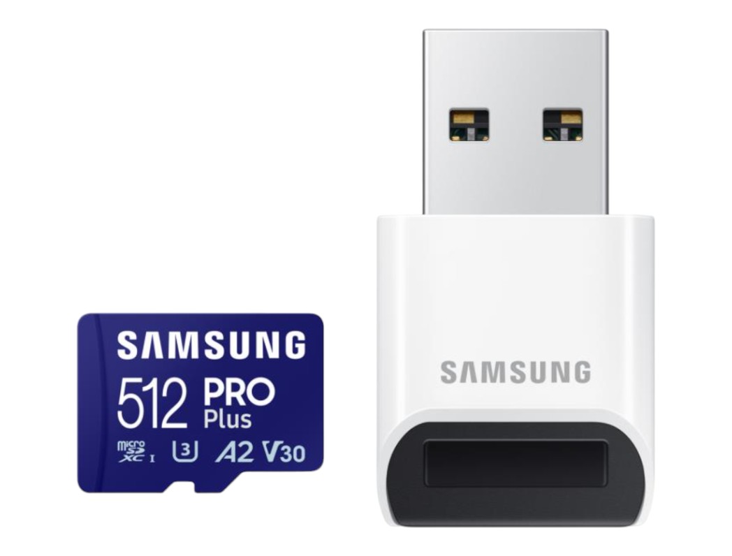 Карта пам'яті Samsung MICRO SDXC PRO+ 512GB W/ADAPT (MB-MD512SB/WW) - Фото 1