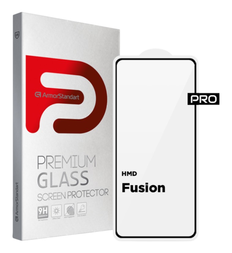 Защитное стекло для смартфона Armorstandart Pro for HMD Fusion Black (ARM84346) - Фото 1