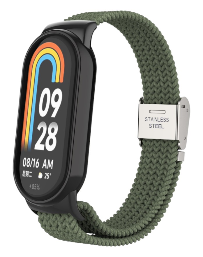 Ремінець для фітнес-браслету Armorstandart Braided Solo Loop for Xiaomi Smart Band 10/9/8 Khaki (ARM86882) - Фото 1