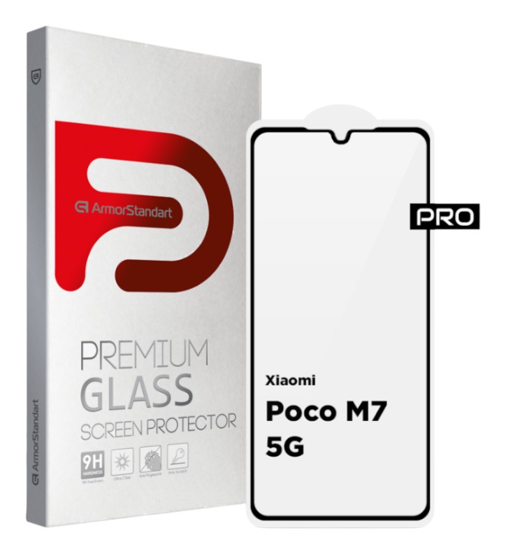 Захисне скло для смартфону Armorstandart Pro for Xiaomi Poco M7 5G (ARM85175) - Фото 1