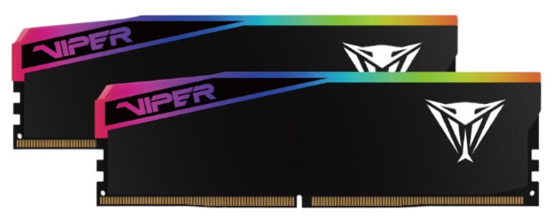 Память DDR Patriot DDR5 2x32GB/6400 Viper Elite 5 Ultra RGB (VEUR564G6432K) - Фото 1