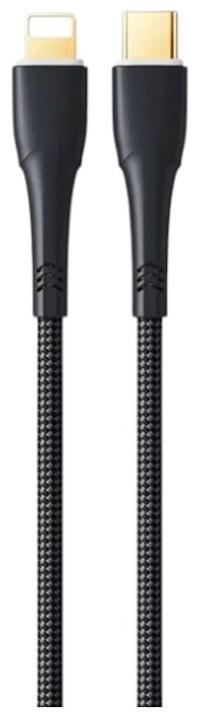 Кабель синхронизации данных Remax RC-C063 Bosu USB Type-C - Lightning (M/M) 20W 1.2 м Black (6954851207016) - Фото 1