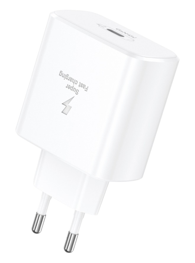 Мережевий зарядний пристрій Foneng EU62 USB-Сх3A 45W White (EU62-CH-W) - Фото 1