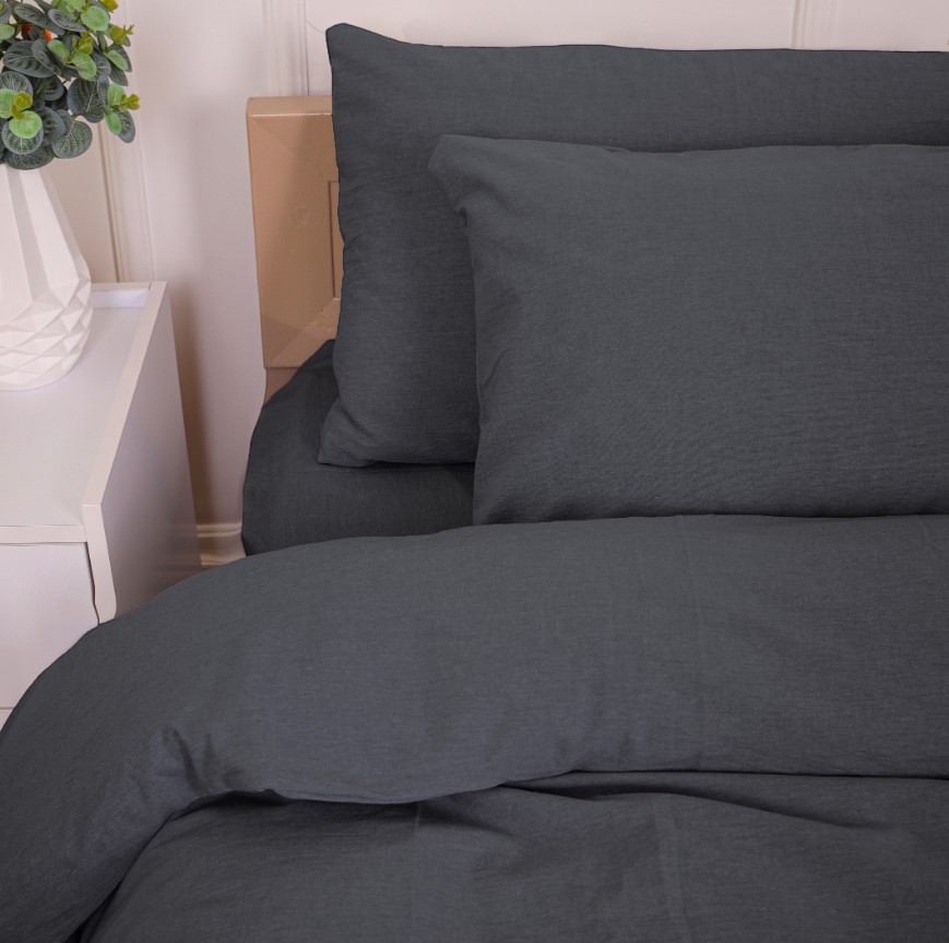 Комплект постільної білизни MirSon King Size 220х240 см 40-0022 Enchanted Evening Варена бавовна (2200009677038) - Фото 1