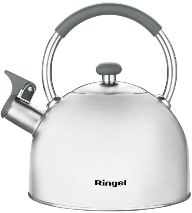 Чайник металевий Ringel Grey line 2.5 л (RG-1010) - Фото 1