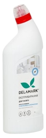 Средство для чистки унитаза DeLaMark с цветочным ароматом 1 л (4820152331861) - Фото 1