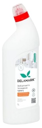 Средство для чистки унитаза DeLaMark жасмин с апельсиновым цветком 1 л (4820152333759) - Фото 1