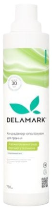 Ополаскиватель для белья DeLaMark с ароматом имбиря мускуса и кедра 0.75 л (4820152333827) - Фото 1