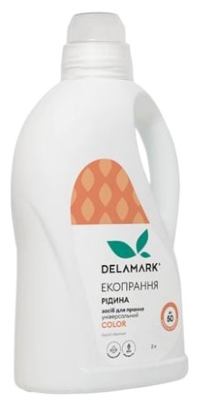 Гель для стирки DeLaMark цветных тканей 2 л (4820152332967) - Фото 1